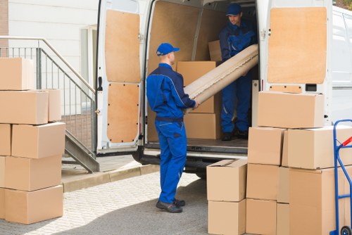 Man and van service helping with a residential move in Haringey