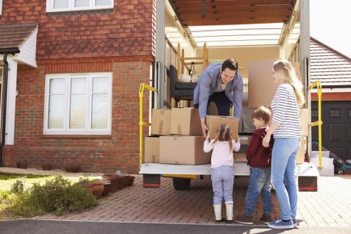 Van loading process with safety-focused handling