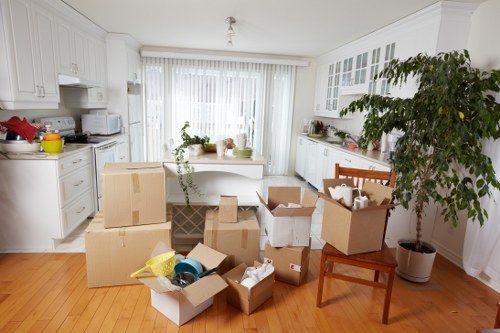 Sorting mixed household items for recycling at a transfer station