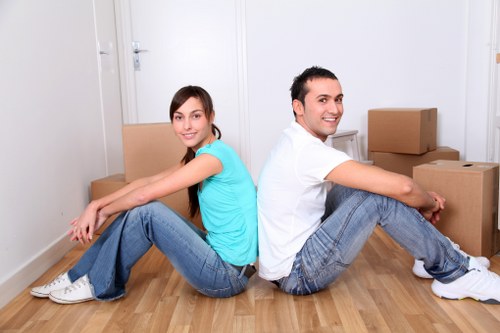 Haringey moving crew loading belongings with attention and care