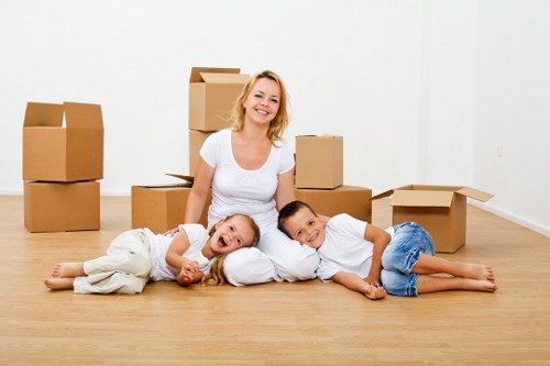 Careful handling of household items during a Haringey move