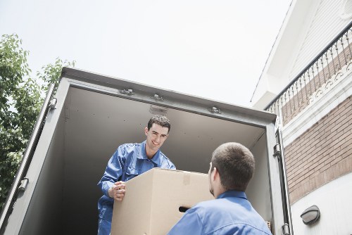 Packing and loading household items for a Haringey move